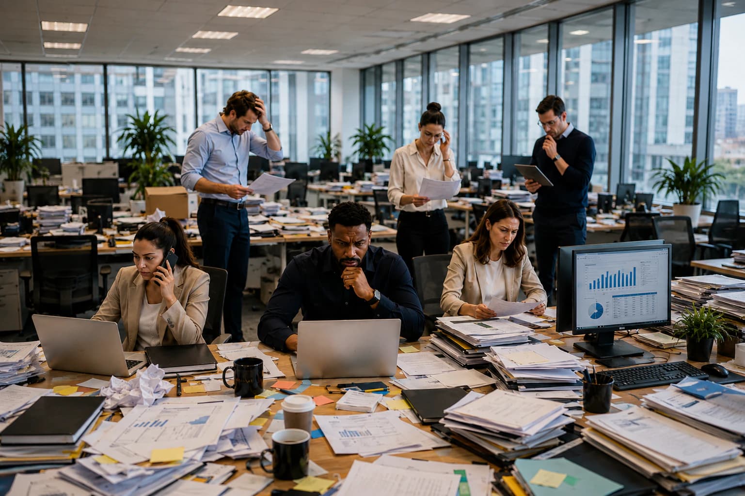 Team overwhelmed by the operational workload